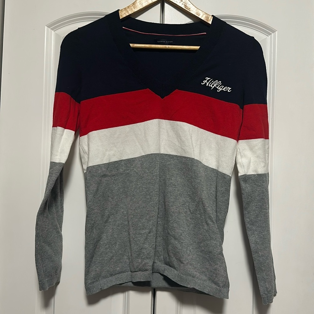 Tommy Hilfiger Preppy striped Sweater XS